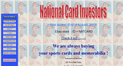 Desktop Screenshot of nationalcardinvestors.com